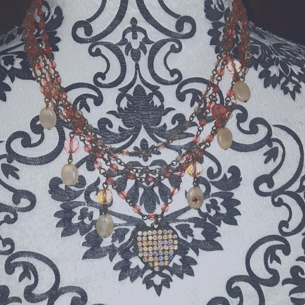 Seasonal whispers layered necklace